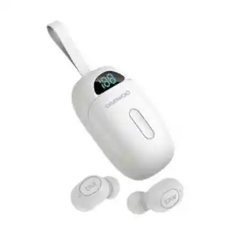 Frávega Auriculares daewoo spot dw-sp0910 blanco oferta