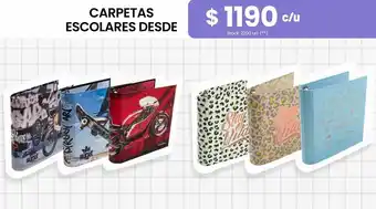 Changomas Carpetas escolares oferta