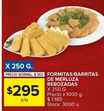 Carrefour Maxi Formitas / barritas de merluza rebozadas 250g oferta