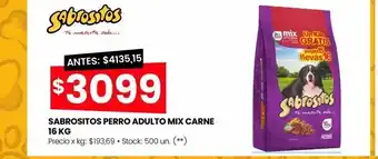 Changomas Sabrositos perro adulto oferta