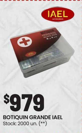 Changomas Botiquín grande iael oferta
