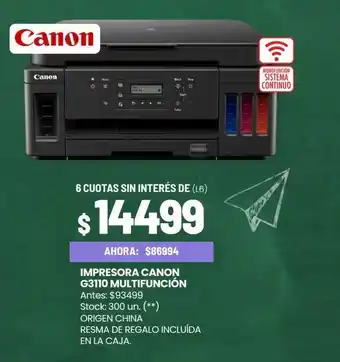 Changomas Impresora multifunción canon oferta