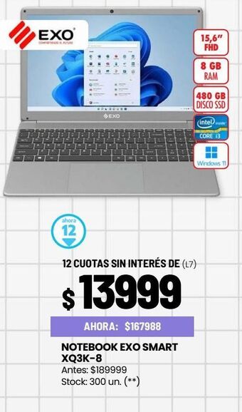 Changomas Notebook exo oferta