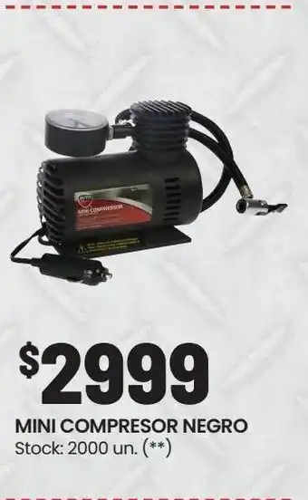 Changomas Mini compresor de aire negro oferta