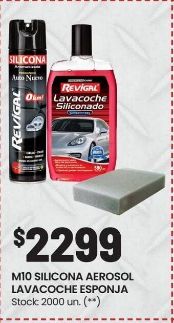 Changomas M10 silicona aerosol lavacoche esponja oferta