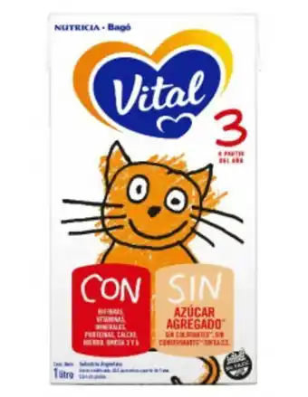 Farmacias Líder Vital 3 brick 1000 ml oferta