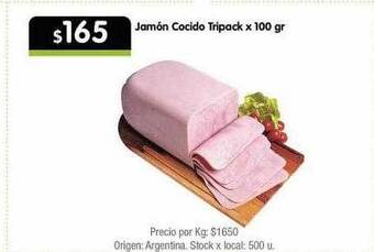 Jumbo Jamón cocido tripack oferta