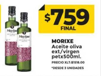 Supermayorista Vital Morixe aceite oliva ext virgen oferta