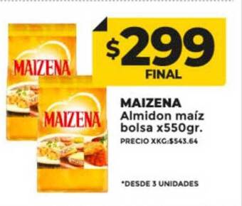 Supermayorista Vital Maizena almidon maiz bolsa oferta