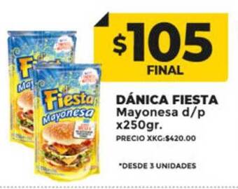 Supermayorista Vital Dánica fiesta mayonesa d p oferta