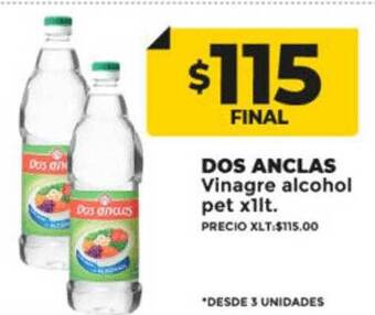 Supermayorista Vital Dos anclas vinagre alcohol oferta