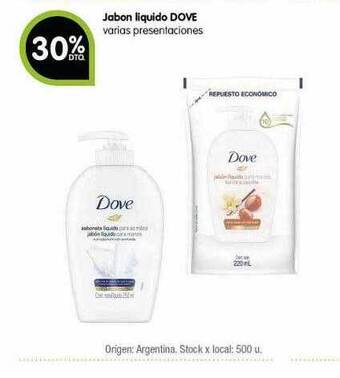 Jumbo Jabon liquido dove oferta