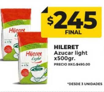 Supermayorista Vital Hileret azucar light oferta