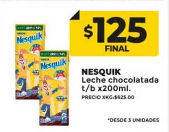 Supermayorista Vital Nesquik leche chocolatada t b oferta
