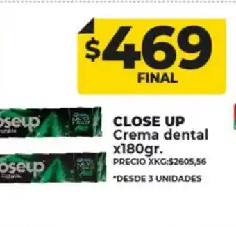 Supermayorista Vital Close up crema dental oferta