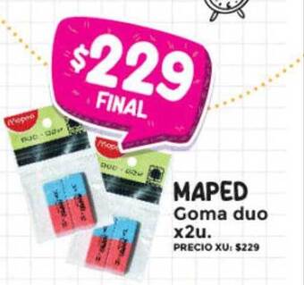 Supermayorista Vital Maped goma duo oferta