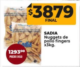 Supermayorista Vital Sadia nuggets de pollo fingers oferta