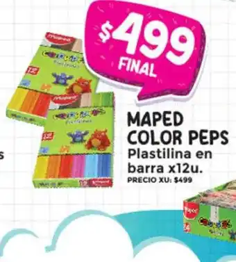 Supermayorista Vital Maped color peps plastilina en barra oferta