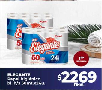 Supermayorista Vital Elegante papel higiénico bl. h s oferta