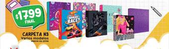 Supermayorista Vital Carpeta n3 varios modelos oferta