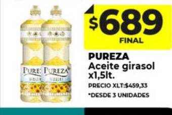 Supermayorista Vital Pureza aceite girasol oferta