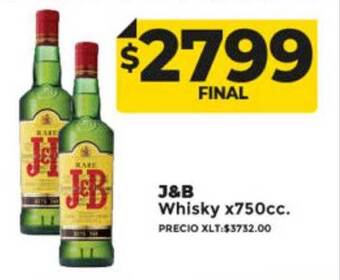 Supermayorista Vital J&b whisky oferta