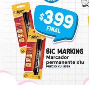 Supermayorista Vital Bic marking marcador permanente oferta