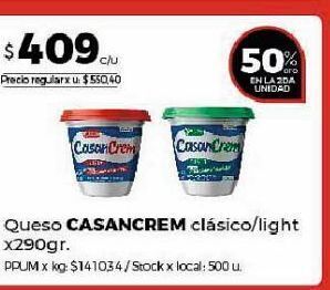 Disco Queso casancrem oferta