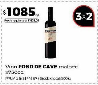 Disco Vino fond de cave oferta
