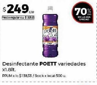 Disco Desinfectante poett oferta