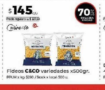 Disco Fideos c&co oferta