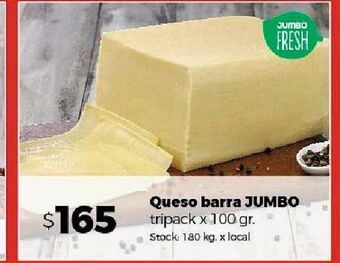 Disco Queso barra jumbo oferta