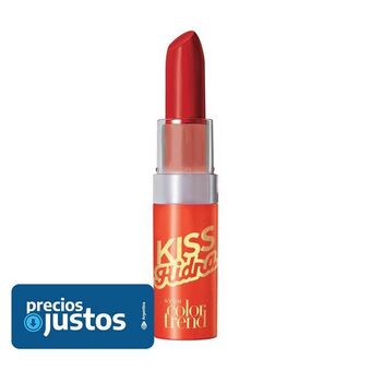 Avon Labial kiss hidra | color trend rojo amapola oferta