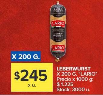 Carrefour Leberwurst oferta