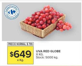 Carrefour Uva red globe oferta