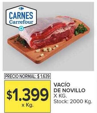 Carrefour Vacío de novillo oferta