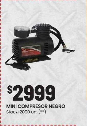 Changomas Mini compresor negro oferta