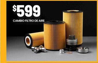 Changomas Cambio filtro de aire oferta