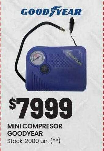 Changomas Mini compresor goodyear oferta