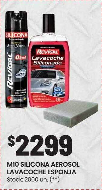Walmart M10 silicona aerosol lavacoche esponja oferta