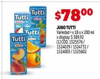 Makro Jugo tutti oferta