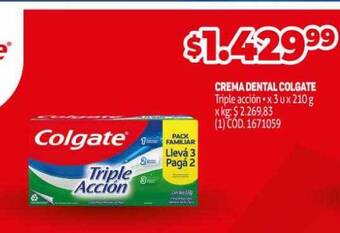 Makro Crema dental colgate oferta