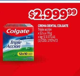 Makro Crema dental colgate oferta