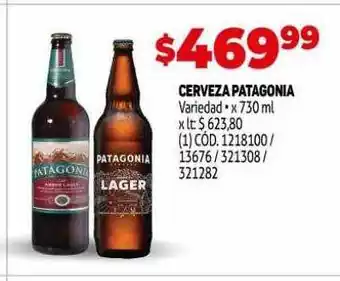Makro Cerveza patagonia oferta