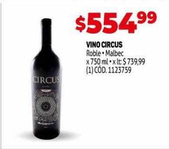 Makro Vino circus oferta