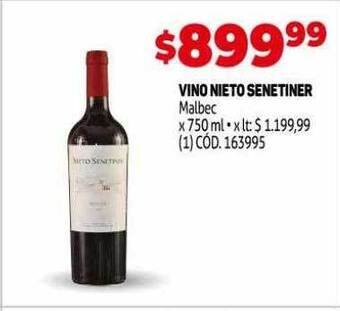 Makro Vino nieto senetiner oferta
