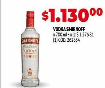 Makro Vodka smirnoff oferta