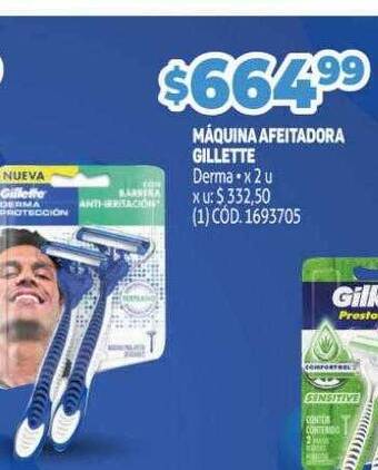 Makro Máquina afeitadora gillette oferta