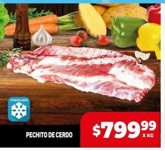 Makro Pechito de cerdo oferta