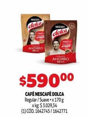 Makro Café nescafé dolca oferta